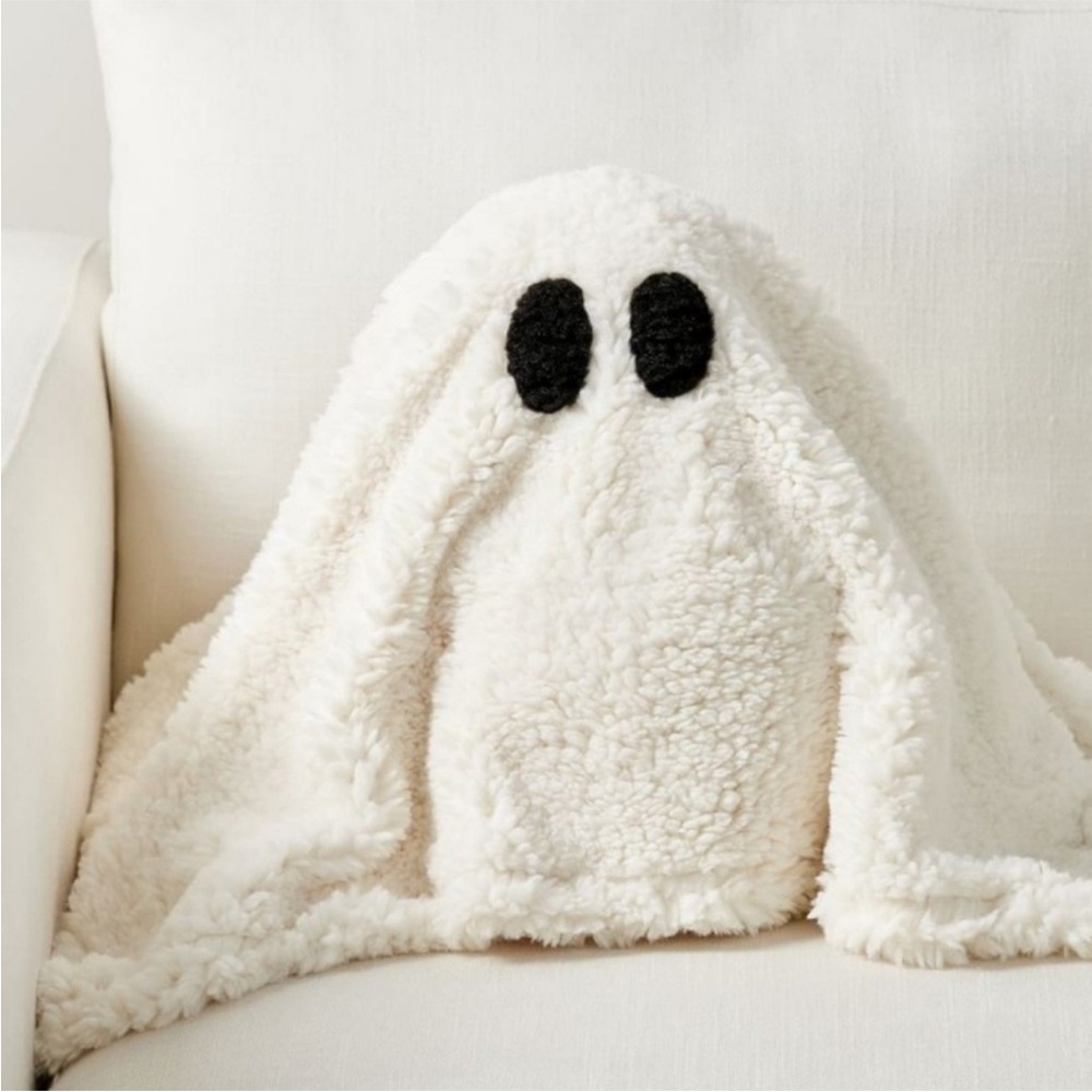 Ghost White Sitting Flow Pillow - Picture 3 of 3